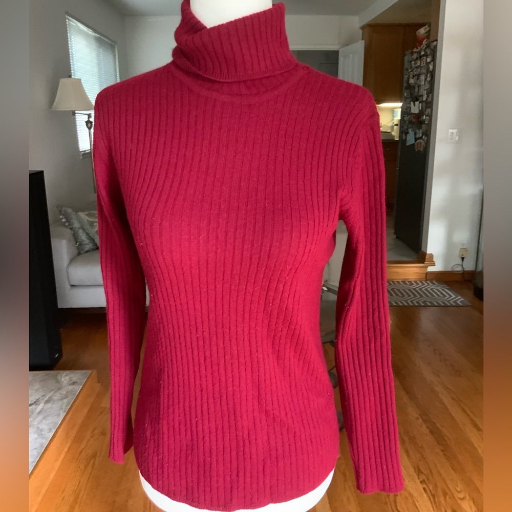 Rena Rowan for Savill wool turtleneck sweater